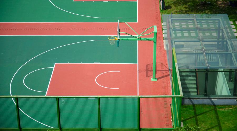 杭州塑膠籃球場的使用壽命